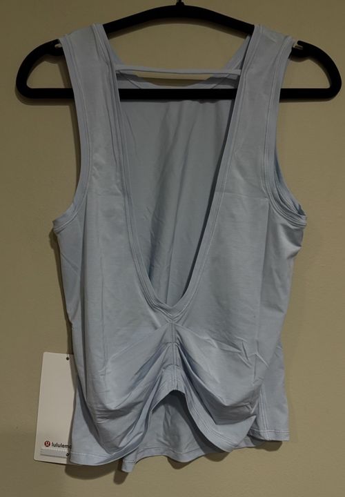 NWT Lululemon Size 4 Deep Stretch Tank STRH Blue $58