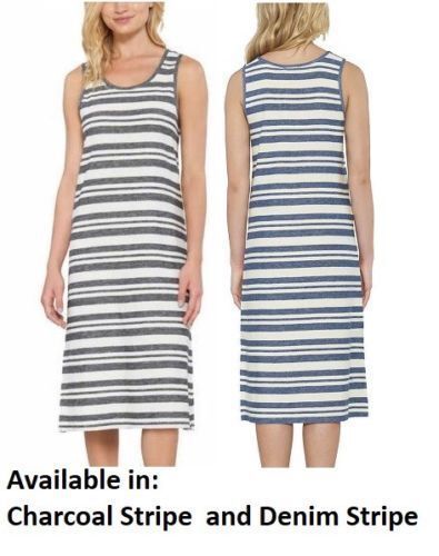 Matty M Ladies' Side-Slit Tank Sleeveless Dress