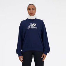 New Balance Women's Sport Essentials French Terry Logo Crew