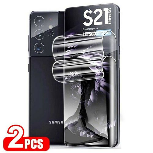 2 Pack For Samsung S21/S24/S23 FE/S25 Ultra Full Cover Screen Protector Hydrogel