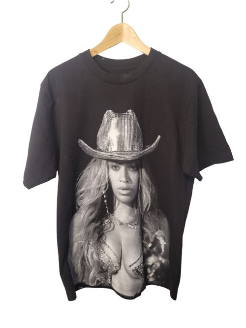 RWT2023 Black Beyonce Renaissance World Tour Short Sleeve Men's T-shirt Size L