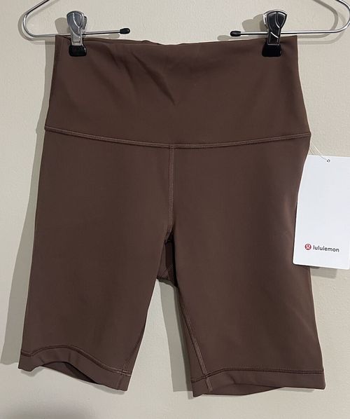 NWT Lululemon Size 2 Wunder Train HR Short 8” JAVA Brown $64