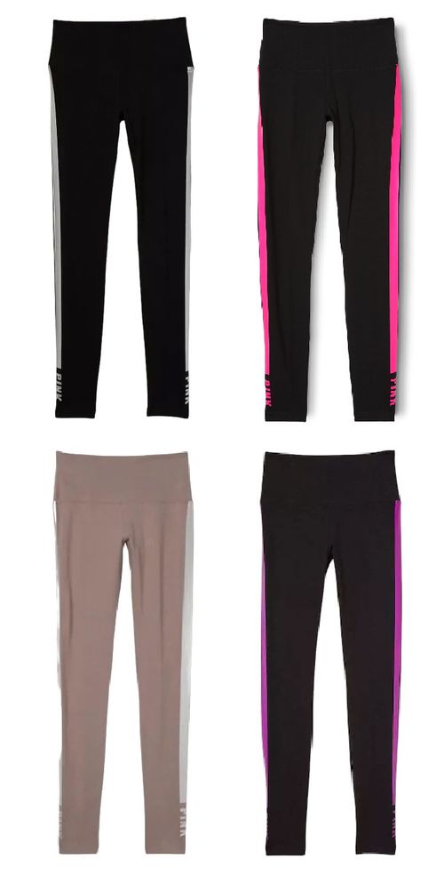 VICTORIA'S SECRET PINK ACTIVE COTTON HIGH WAIST FULL LENGTH LEGGING SIZE XL XXL