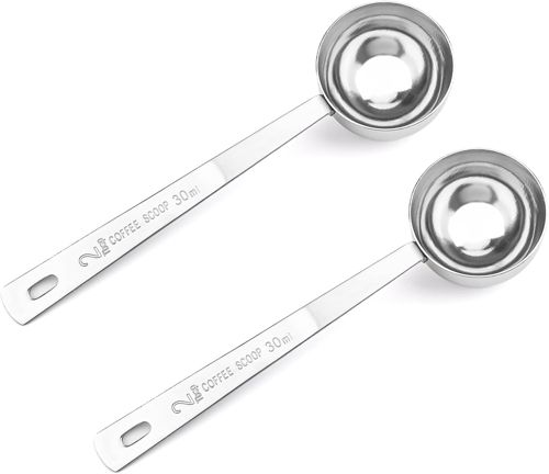 2 Pcs Tablespoon Measuring Spoon, 30ML Stainless Steel Coffee Spoons,Coffee Scoo