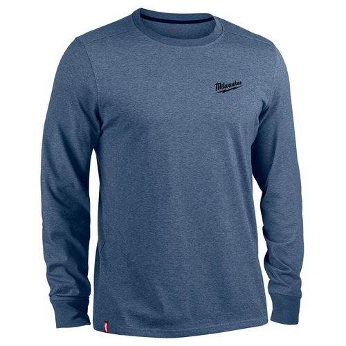 Milwaukee Hybrid Work Tee Long Sleeve Blue 2X