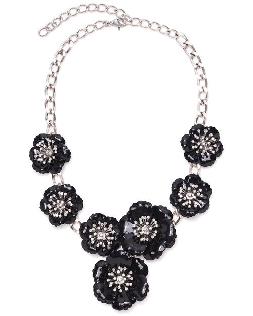 Carolina Herrera Cz Flower Necklace Women's