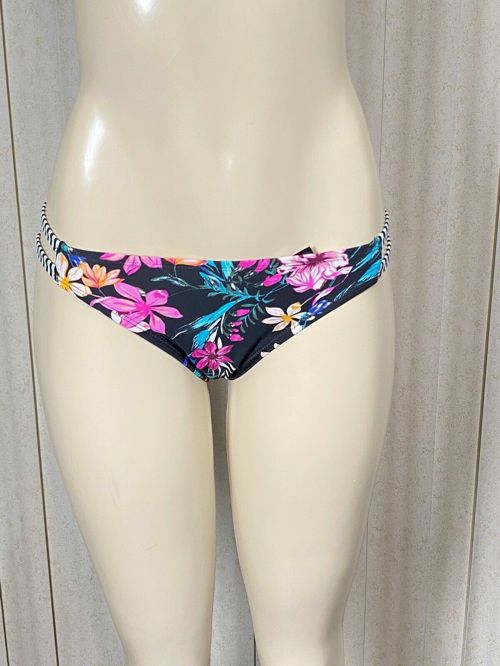 California Waves Juniors' Wildflower Hipster Bikini Bottoms Size M