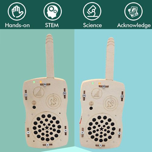STEM Toys for Boys Age 8-12 DIY Walkie Talkies Kit Science Kits for Kids Age 8-1