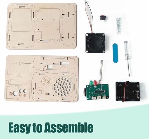 STEM Toys for Boys Age 8-12 DIY Walkie Talkies Kit Science Kits for Kids Age 8-1