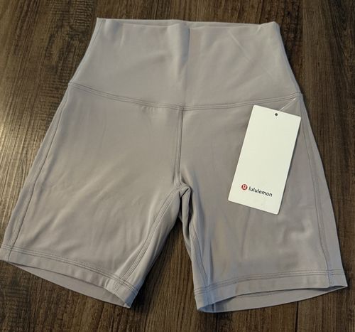NWT Lululemon Size 2 Align High-Rise HR Short 6” MUGR Mauve Gray $64