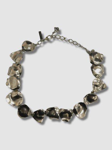 $590 Oscar de la Renta Women's Silver Plated Collar Necklace