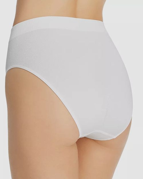 $15 Wacoal Women's White B Smooth Hi Cut Brief Underwear Panties Size 7/L