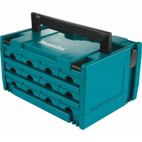 Makita Makpac 12 Drawer Interlocking Case 8 1/2In X 15 1/2In X 11 5/8In