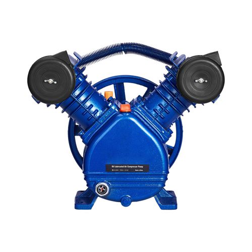 Air Compressor Pump Head 3HP 6.25CFM @ 90PSI 2-Cylinder Piston Pump Head