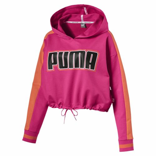 [579535-13] Womens Puma Rebel Reload Cropped Hoodie