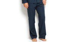 $45 Club Room Men'S Pajama Pants Blue Green Plaid Woven Lounge Sleepwear Size S