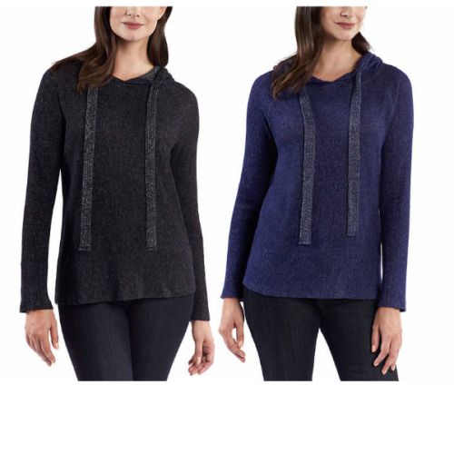 Kenneth Cole NY Women's Hoodie Sweatshirt