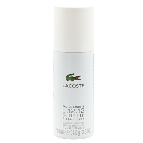 L.12.12 Pour Lui Blanc Pure by Lacoste deodorant for men 3.6 oz New