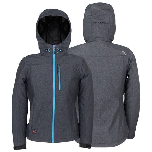 Mobile Warming Adventure Heated Jacket Women's 7.4 Volt Heather Gray Xs