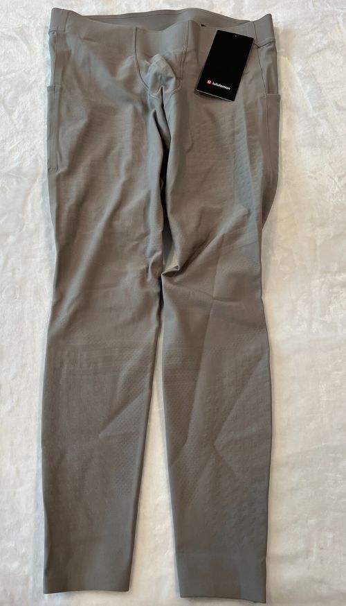 Lululemon Men’s SenseKnit Running Tight 28" Size L Gull Grey Tight Fit