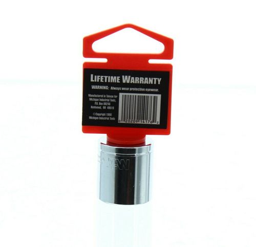 Tekton MIT 3/8 Inch Drive by 21mm Vanadium Steel 12 Point Shallow Socket