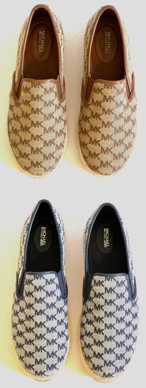 Wome MK Michael Kors Bryson Jacquard Slip-On Espadrille