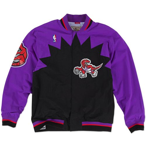 Mens Mitchell & Ness NBA AUTHENTIC WARM UP JACKET - TORONTO RAPTORS 95-96
