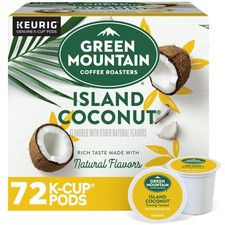 Green Mountain Coffee Island Coconut K-Cups, Light Roast Coffee, 72 Count