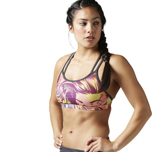 [B45088] Womens Reebok RCF Crossfit Hero Strength Bra "Comic Clash"