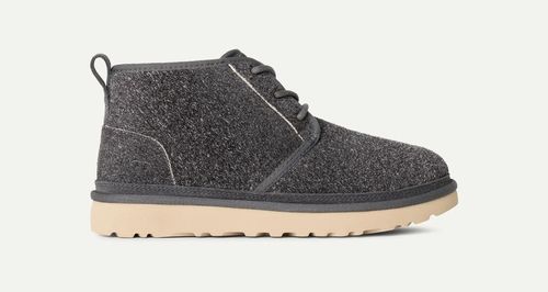 [1158219-DGRY] MENS UGG NEUMEL SHAGGY SUEDE BOOT 'DARK GREY'