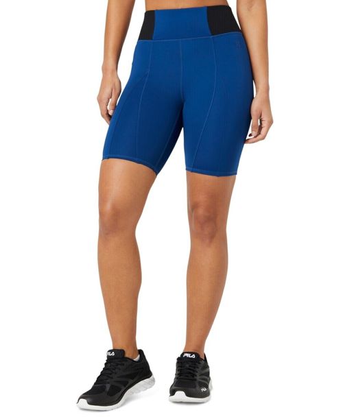 Fila Performa Woman's FW1A736 Forza Bike Shorts 8 in Navy blue Size XS $68