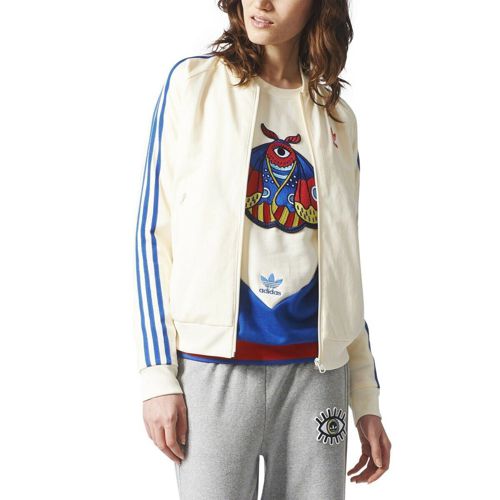 [CV9431] Womens Adidas Originals Embellished Arts Superstar Track Jacket