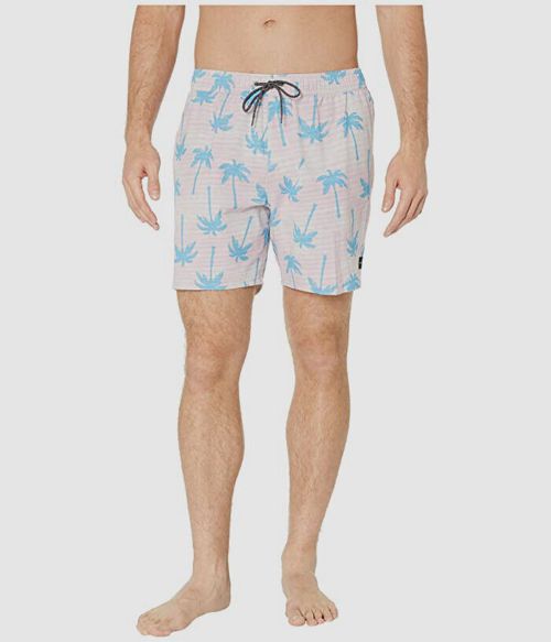 $135 Rip Curl Men's Pink Beach Swimwear Swimsuit Trunks Board Shorts US Size XL