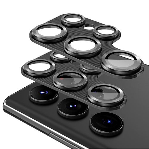 For Samsung Galaxy S25 Ultra S24+ Metal Tempered Glass Camera Lens Protector