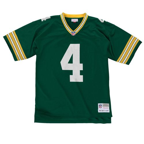 Mens Mitchell & Ness NFL Legacy Jersey Green Bay Packers 1996 Brett Favre