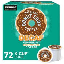 The Original Donut Shop, Decaf, Keurig K-Cup Pods, Medium Roast Coffee, 72 Count