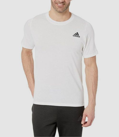 $99 Adidas Men's White Technical Short Sleeve Crewneck T-Shirt Top Size XL