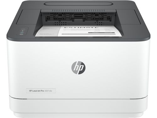 HP LaserJet Pro 3001dw Laser Printer, Black And White Mobile Print Up to 50,000