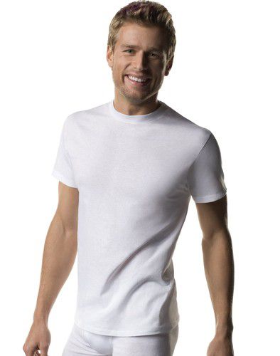 Hanes Undershirt 3-Pack Crewneck Men's ComfortSoft White T-Shirt Tag-free S-XL