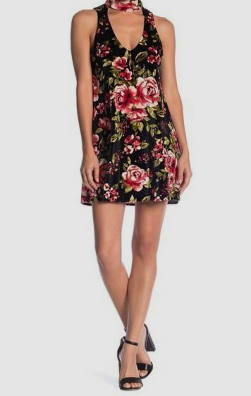 $280 Show Me Your Mumu Women's Black Friday Choker Sleeveless Shift Dress Size M