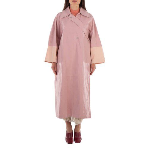 Jil Sander Crop Sleeved Mid-Length Trench Coat, Brand Size 36 (US Size 4)