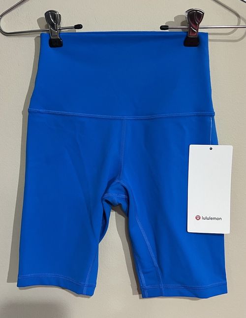 NWT Lululemon Size 0 Align HR Short 8” PLSI Poolside Blue $64