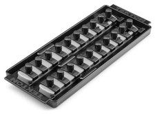 Tekton 20 Slot Universal Socket Organizer For 3/8 Inch Drive Sockets And Bit