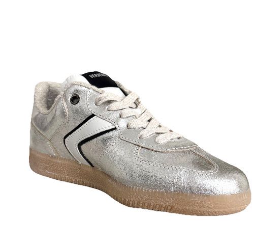 Verbenas Sneakers Sora Breck Plata Leather Sneakers Metallic Silver
