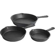 Gibson 80174.03 3-Piece Cast Iron Skillets