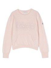 Moncler Crystal-Embellished Logo Sweatshirt