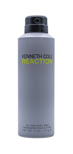 Reaction by Kenneth Cole 6 oz All Over Body Spray for Men New In Can