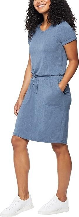 32 Degrees Ladies' Soft Lux Dress (Heather Indigo, Small)
