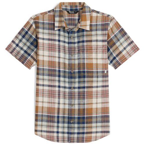 [300376-2442] MENS OUTDOOR RESEARCH WEISSE BUTTON DOWN PLAID SHIRT