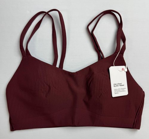 lululemon Like a Cloud Ribbed Bra Light Support, B/C Cup. New with tag.